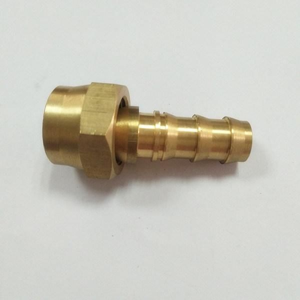 Staubli Mold Brass Swivel Hydraulic Fitting with Hose Barb