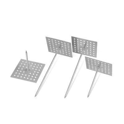 Perforated Base Insulation Self Stick Pin Aluminum Insulation Pin