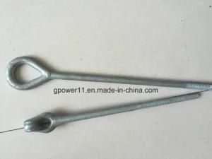 HDG Power Line Forging Thimble Eye Anchor Rod