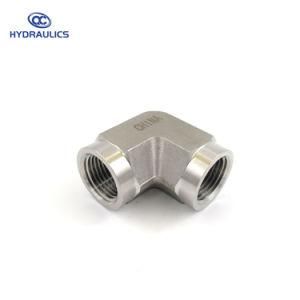 90 Degree Female Nptf Pipe Elbow Fitting and Adapter