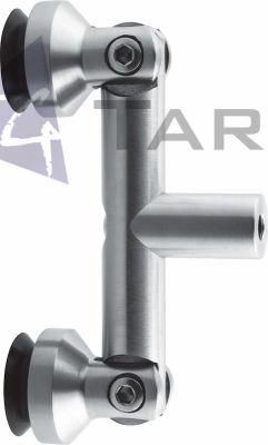 Clamping Connector, Wall to Glass, Four Directons Sides Can Adjust Angle (OF-E-6)