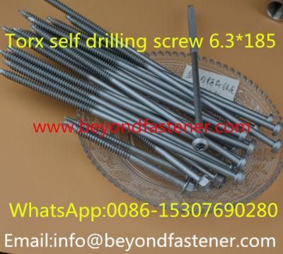 Torx Screw Roofing Screw 6.3*175