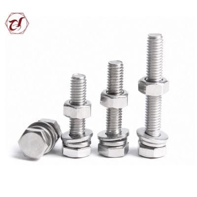 Hexagon Head DIN933 Fully Threaded Stainless Steel Hex Bolt