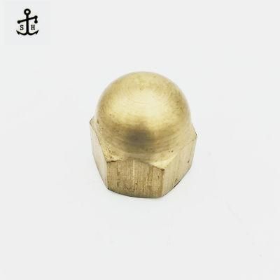 Good Price DIN 1587 Brass Hexagon Domed Cap Nut M5 Made in China