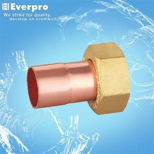 Female Thread Brass Fitting 2 Piece Socket Copper/Brass (FA-RH1512F)