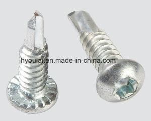 Round Head Cross Screw Self Drilling Screw Zinc Plated Building Material