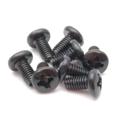 Carbon Steel Black Zinc Plated Pan Head Phillips Machine Screw