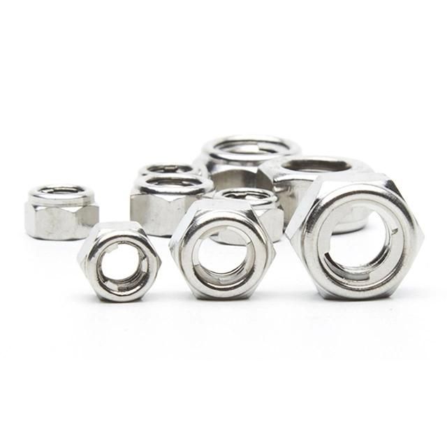 Stainless Steel SS304 SS316 DIN980 All Metal Insert Hex Self Locking Nut