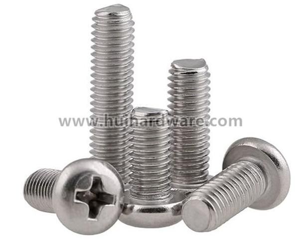 Stainless Steel A2/A4 Cross Recessed Pan Head Machine Screws