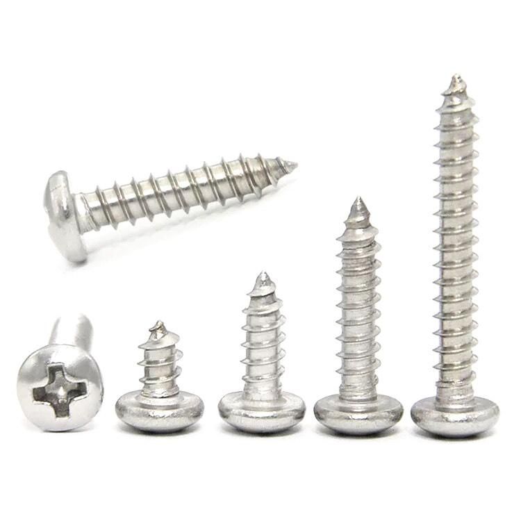 Carbon Steel Cross Phill Pan Head Self Tapping Screw
