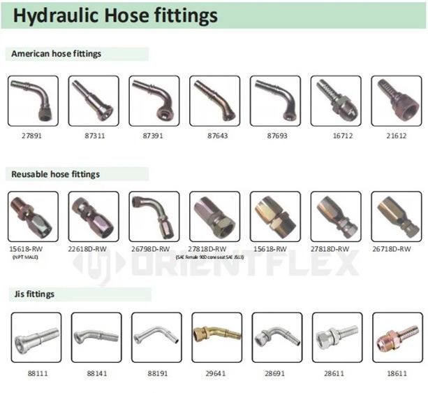 Hose Flange Fitting U Type Elbow with Nut and Sealing