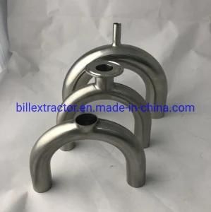 Stainless Steel Sanitary 304 180degree Reducing U Type Elbow