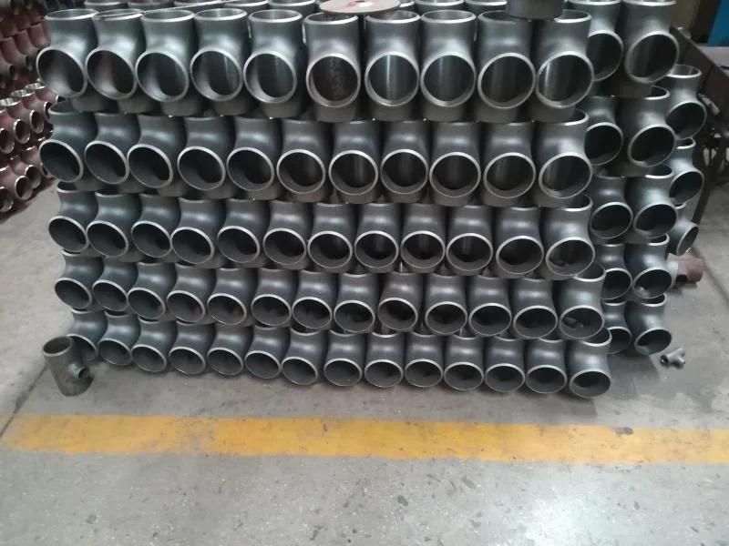 A234 Wpb Carbon Steel Seamless Pipe Fitting Straight Equal Tee
