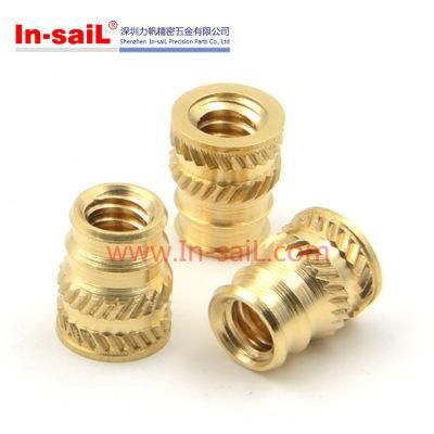 Quick- Tek Brass Insert Nut for Thermoplastic Plastic