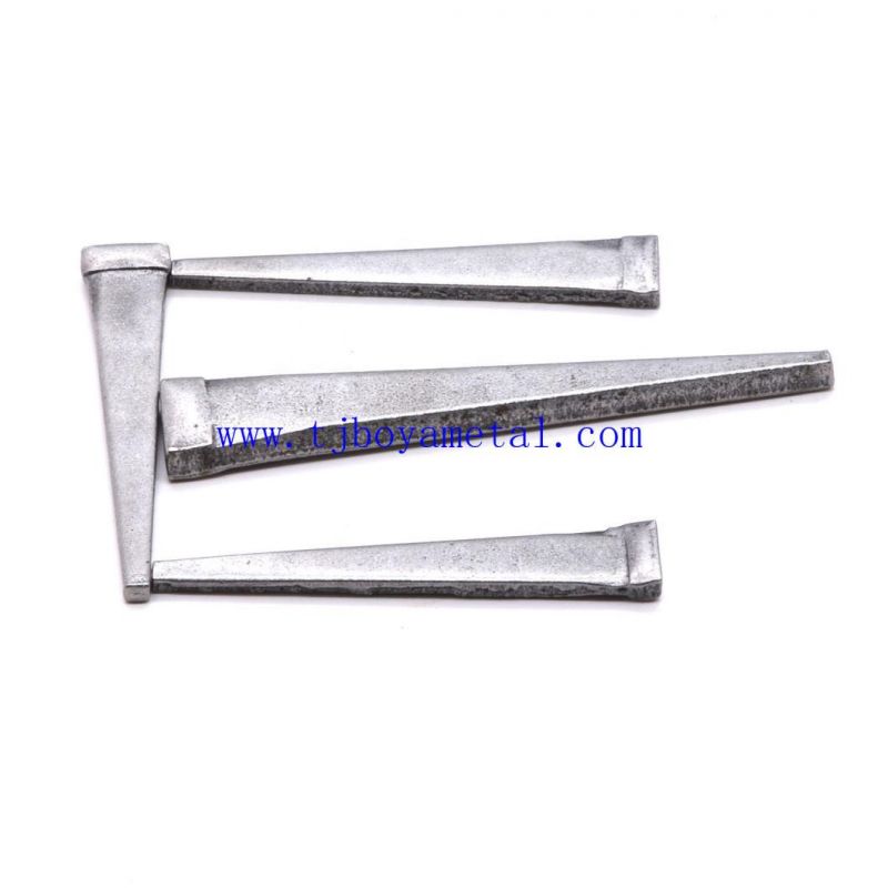 Chinese Factory Concrete Cut Masonry Nails Galvanized Steel Cut Nails