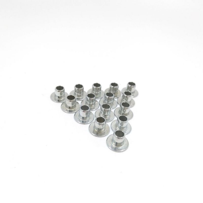 China Wholesale 6mm Pan Head Tubular Rivet Carbon Steel Zinc Plated Semi Hollow Tubular Rivet