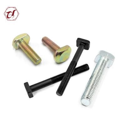 Customized Carbon Steel Gr4.8 Galvanzied T Head Bolt