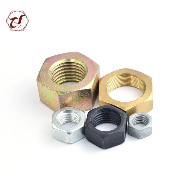 Carbon Steel Zinc Plated DIN934 Galvanized Hex Nuts