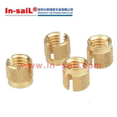 M6X1 74117-6 Brass Screw-to-Expand Inserts for Plastic