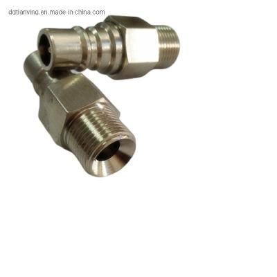 Staubli Rmi Mold Male Brass Hose Nipple Fitting with Valve