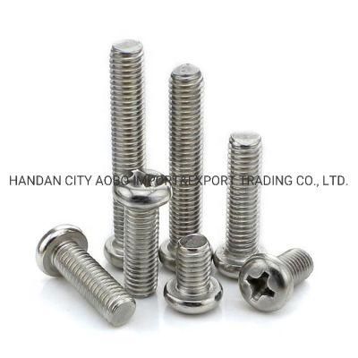 1/4-20 Stainless Steel Unc Phillips Button Pan Head Screw
