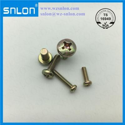 Phillip Pan Head Screw Yellow Zinc