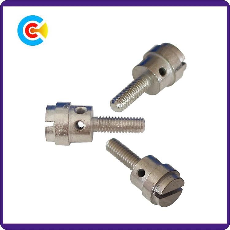 DIN/ANSI/BS/JIS Carbon-Steel/Stainless-Steel 4.8/8.8/10.9 Chorme Slotted Head Screws for Machinery/Industry Screws