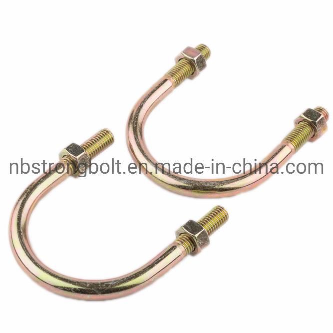 U Bolt Screw with Yellow Zinc Plated