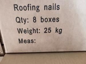Galvanized Umbrella Head Iron Nails Roofing Nail with Smooth Shank