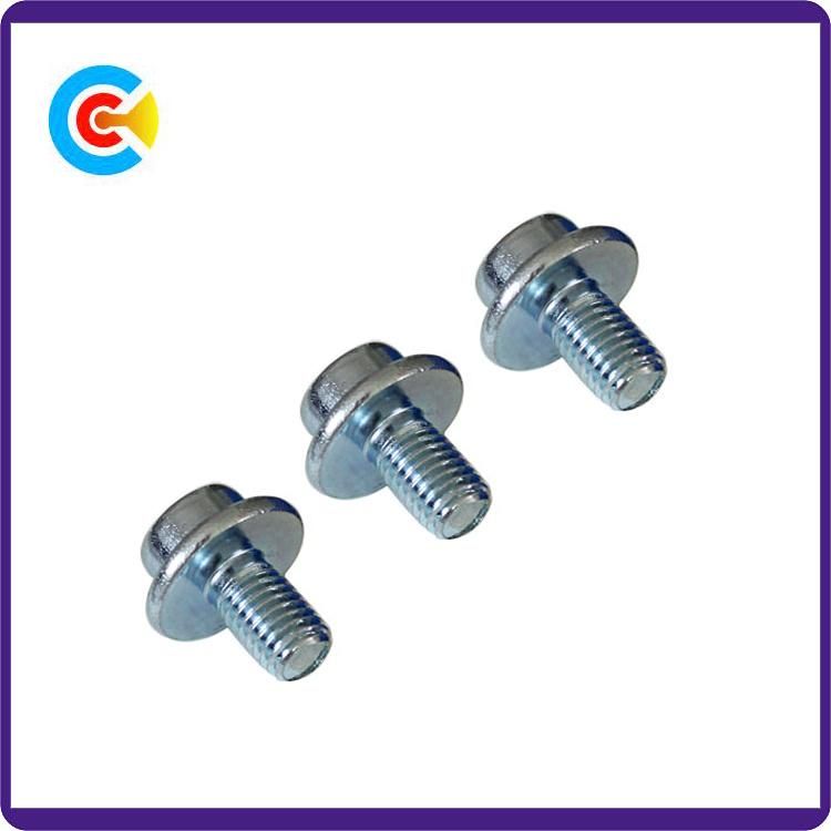 DIN/ANSI/BS/JIS Carbon-Steel/Stainless-Steel Non-Standard Hexagonal with Round Head Knurled Screws