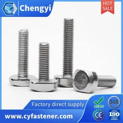 High Strength DIN261 Alloy Steel Carbon Steel Stainless Steel A2/A4 304/316 Square Head Bolt T Head Shape Screw T Head Bolts