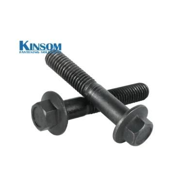 Hex Flange Bolt/Hex Bolt Kinsom Custom Fastener Black Coating
