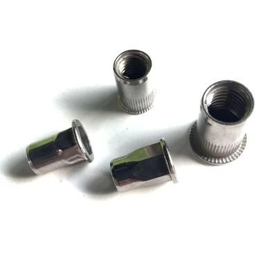 Remache Tuerca Knurled Rivet Nut M3 M4 M5 M6 M8 M10 M12 Flat Head Threaded Rivet