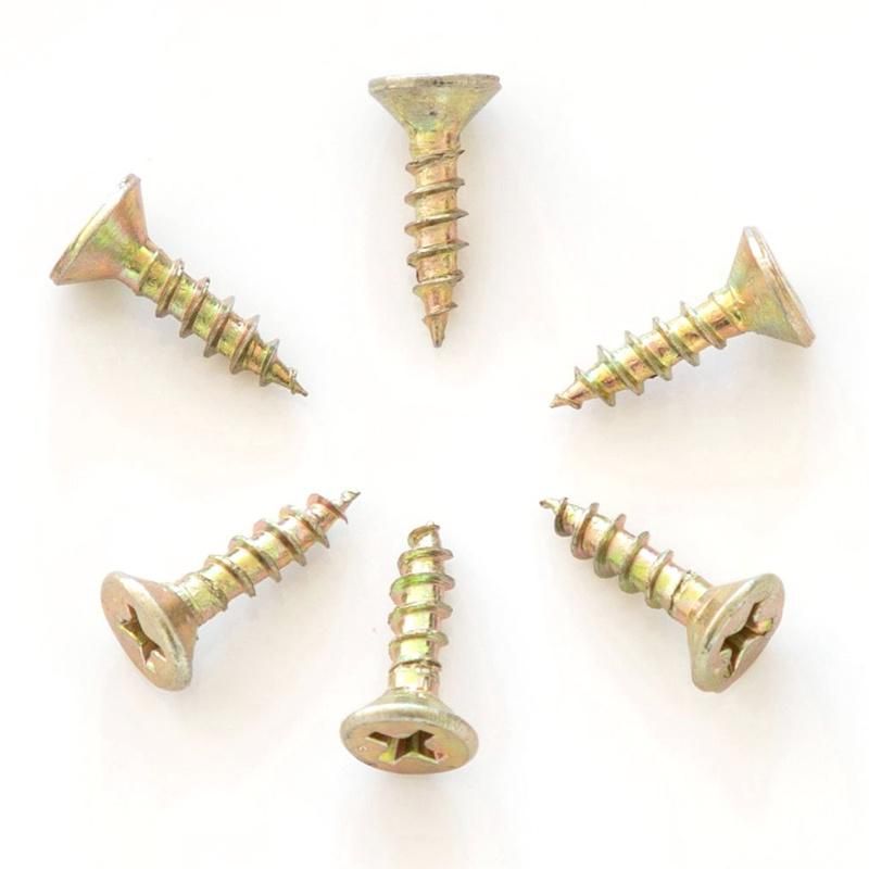China Customized Countersunk Head 6#*1inch /3.5*25mm Chipboard Screw