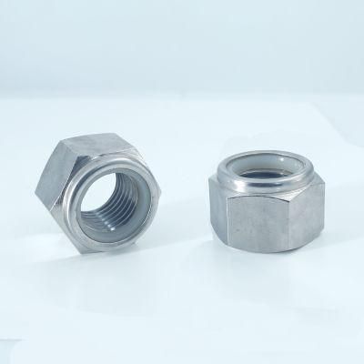 Stainless Steel DIN985 Nyolon Insert Lock Nut, Nylon Self Locking Nut