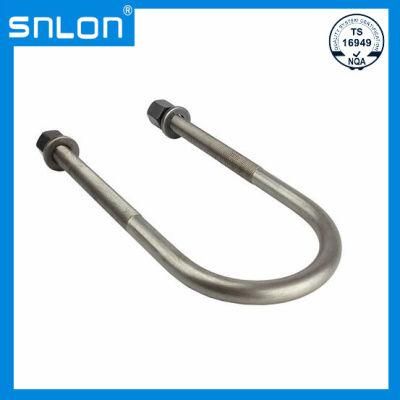 U Bolt with Nuts Steel Pipe Size Zinc U-Bolt