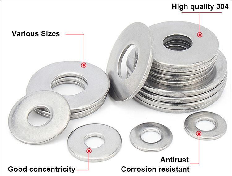 Steel Washer 201 Round Washers with Rubber