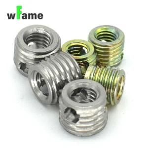 Threaded Self-Anchoring Inserts Fixing Systems for Marble