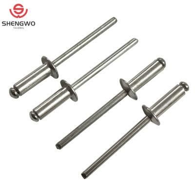 Zinc Plated Domed Head Pop Blind Rivets DIN7337