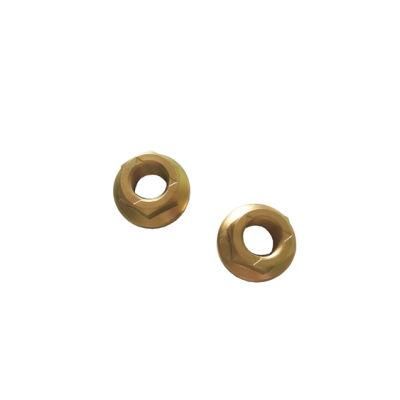 Hex Flange Lock Nut Class 10 with Yellow Zinc Plated