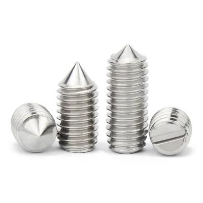 Stainless Steel 304/316 Hex Socket Set Screws (Grub screw) DIN913 DIN914 DIN915 DIN916 Stainless Steel Grub Screw