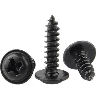 Self-Drilling Tapping Carbon Stainless Steel Zinc-Plated Black Phillips Pan Head Screws