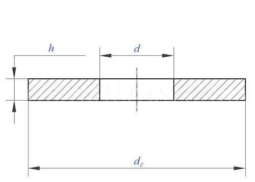 Stainless Steel Ss DIN 440 Extra Large Washers with Round Hole for Use in Timber Constructions