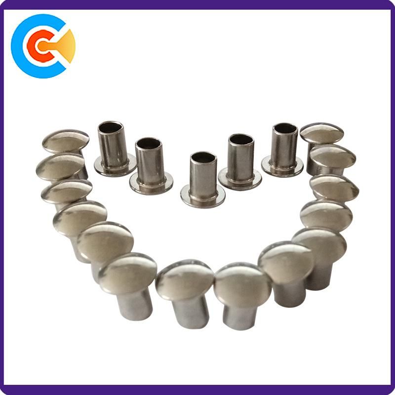 M6 Aluminum Mushroom Head Rivet Polished Stainless Steel Rivet