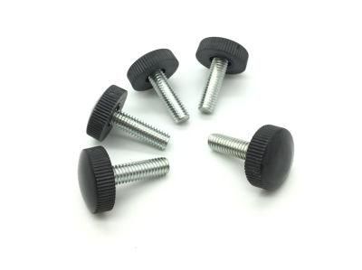 Gr4.8 Steel Knurled Head Cap Thin Thumb Screw