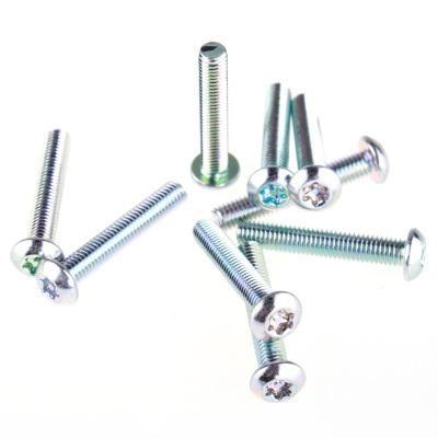 Custom OEM Metal Zinc Plating Triangular Screw