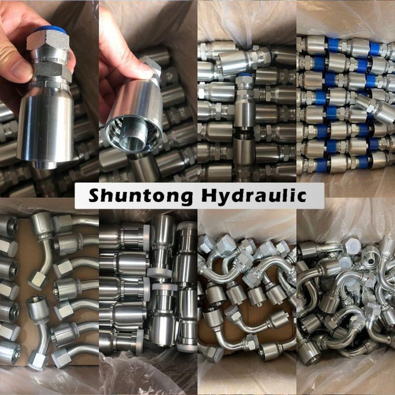 Hydraulic Hose Pipe Fitting Integral One-Piece Eaton