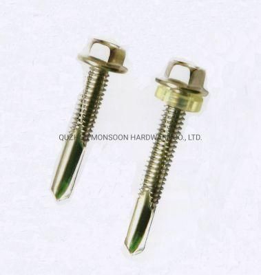 Nssc 550 Stainless Steel Hexagonal /Countersunk Head Self Drilling Screws