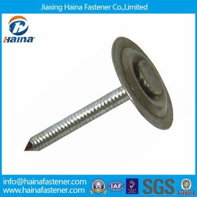 Galvanized Metal Cap Roofing Nail with Umbrella Head