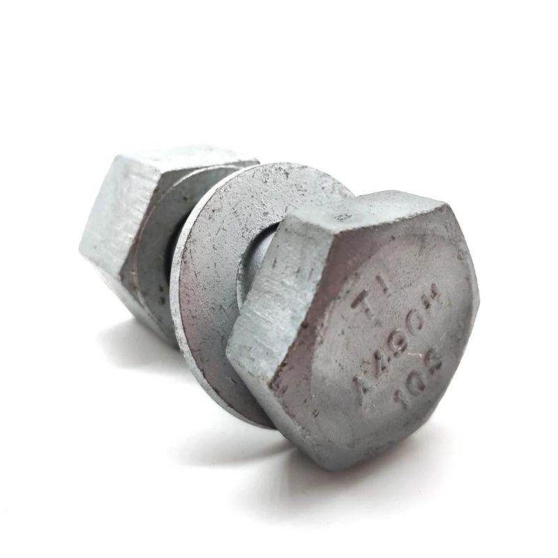 High Strength Hex Head Steel Structure Bolt with 2h Nut